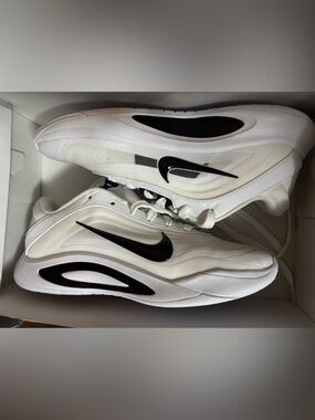 Nike Women’s White Sneakers with Black Swoosh